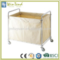 Commercial linen cart dirty cleaning hotess trolley
